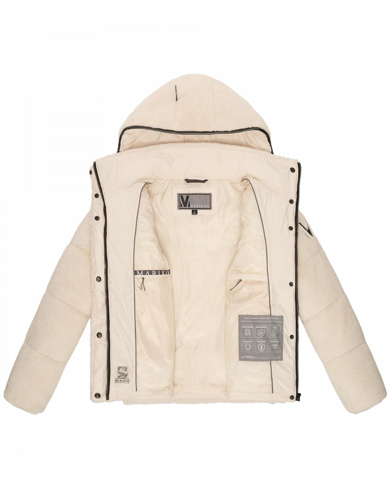 Куртка Teddy Fleece MARIKOO Kaguraa 16 Женская Теплая Переходная Куртка Плюшевая Куртка с Капюшоном, фото №5