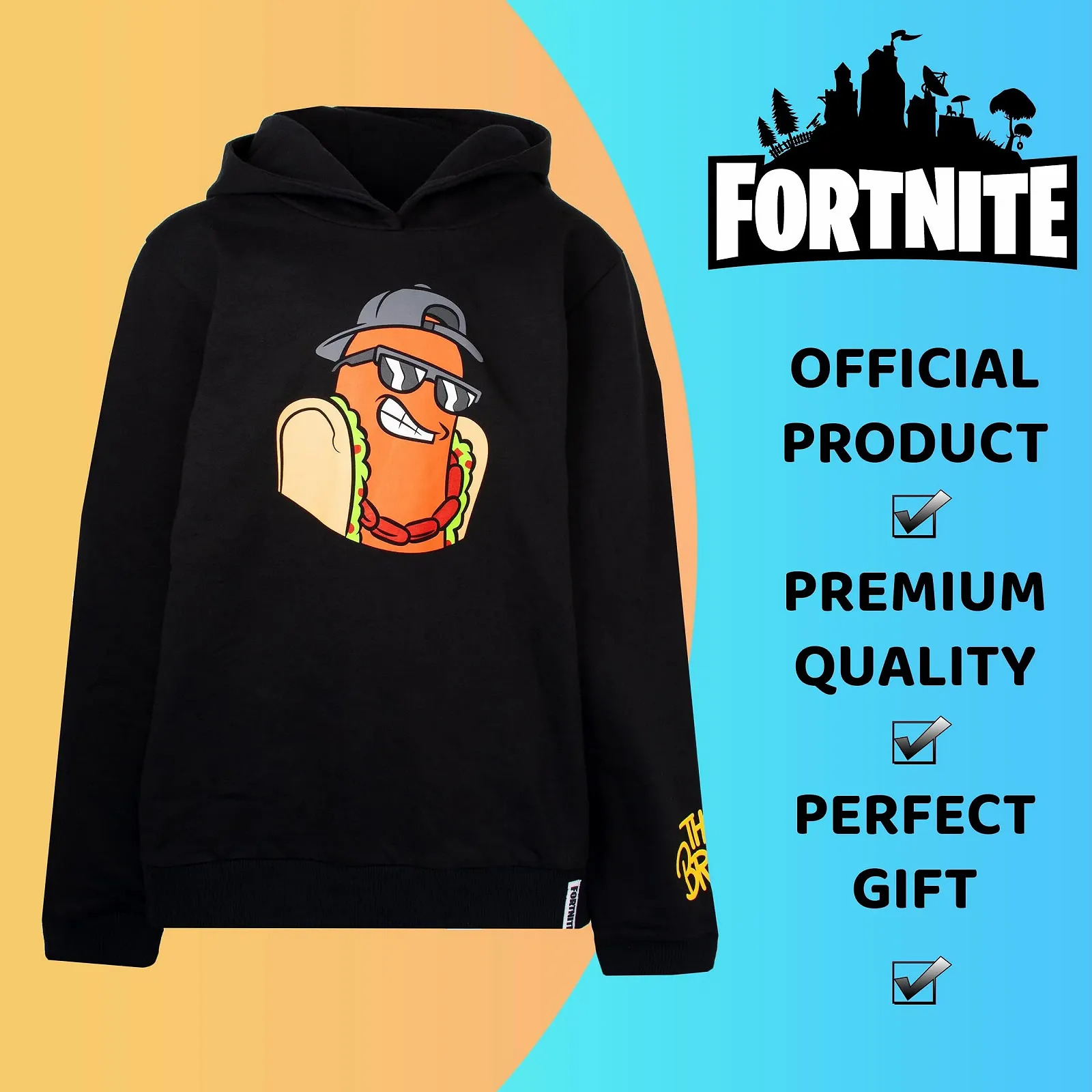 Худі Fortnite Skull Trooper Чорний, фото №3