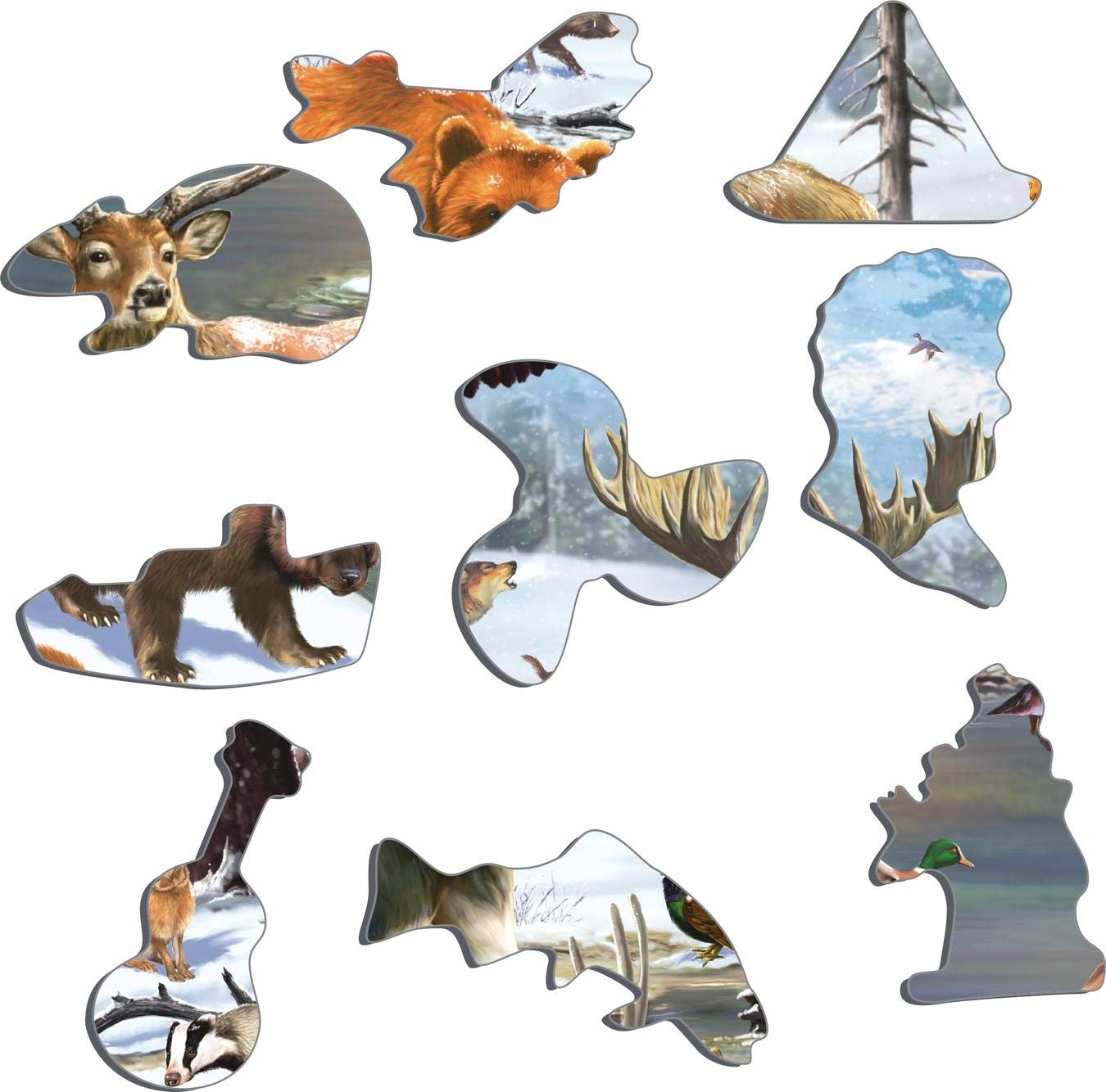 Пазл Larsen FH32 Northern Forest 54 деталі, фото №8 Пазл Larsen FH32 Northern Forest 54 деталі, фото №8