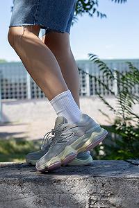 Кроссовки New balance 9060 Grey/Violet synthetic.ua - Фото 1