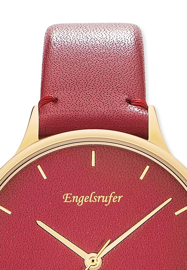 Женские часы Engelsrufer Colour ERWA-COLOUR-LRD1 Кварцевые Золотые Красные, Ремешок, фото №3 Женские часы Engelsrufer Colour ERWA-COLOUR-LRD1 Кварцевые Золотые Красные, Ремешок, фото №3