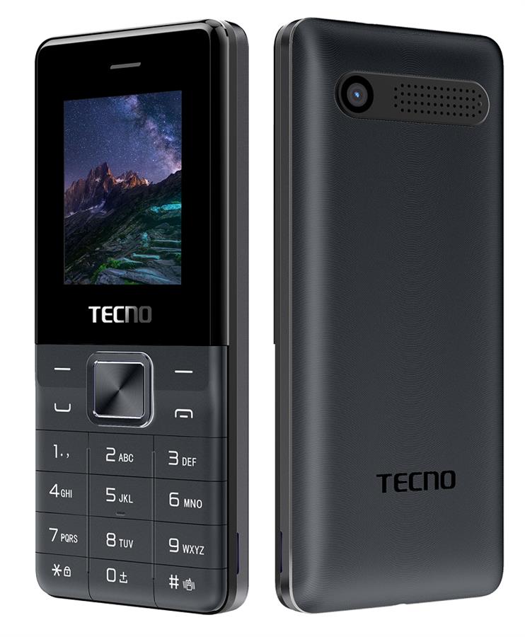 Мобільний телефон Tecno T301 Dual Sim Black, фото №1