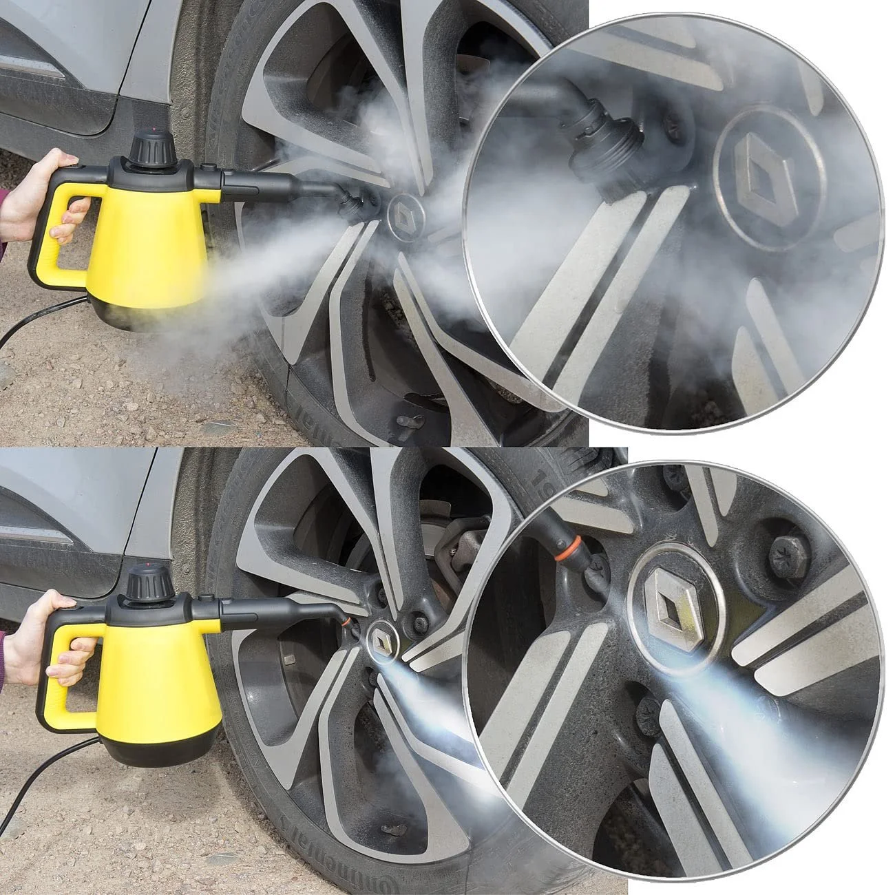 Пароочисник 2-в-1 Sichler Haushaltsgeräte DB-300.b 1200 Вт з набором аксесуарів 16 предметів, фото №7