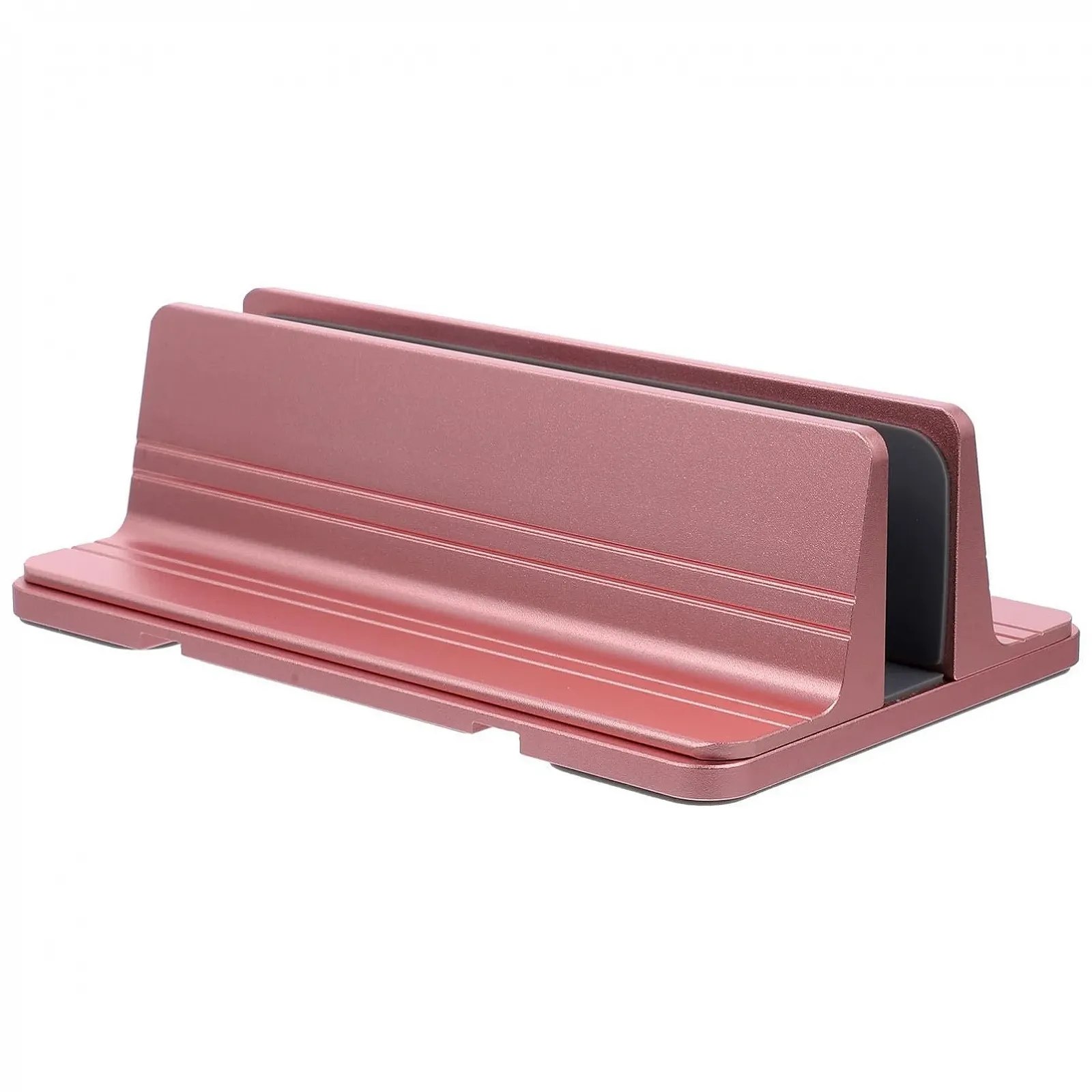 Подставка для ноутбука Алюминий Вертикальная. Держатель изготовлен из прочного алюминиевого сплава. Нескользящая и устойчивая к царапинам. Многофункциональная как держатель для книг. Стабильная вертикальная, фото №1