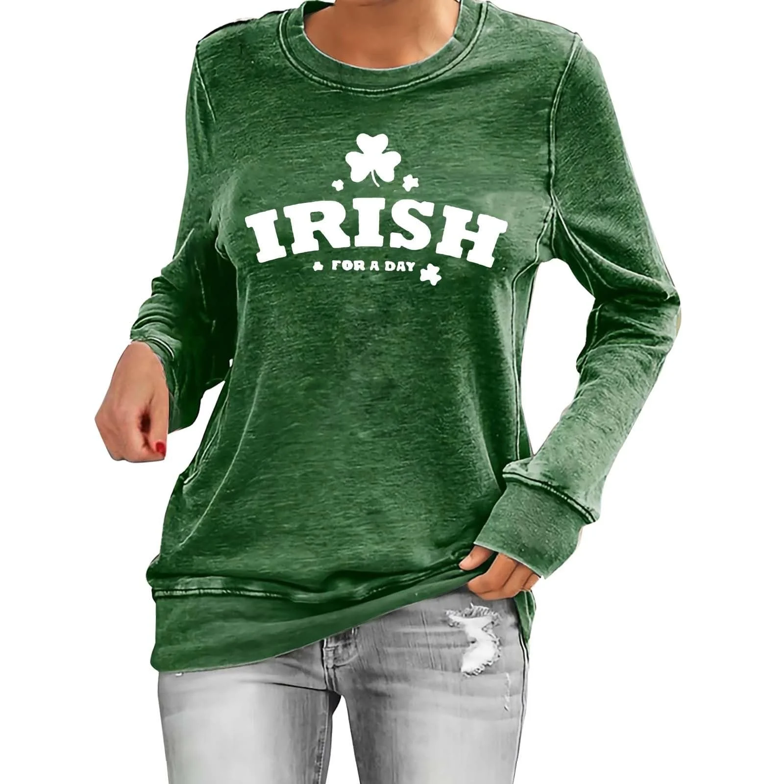 Жіночий Світшот Повсякденний Пуловер, фото №1