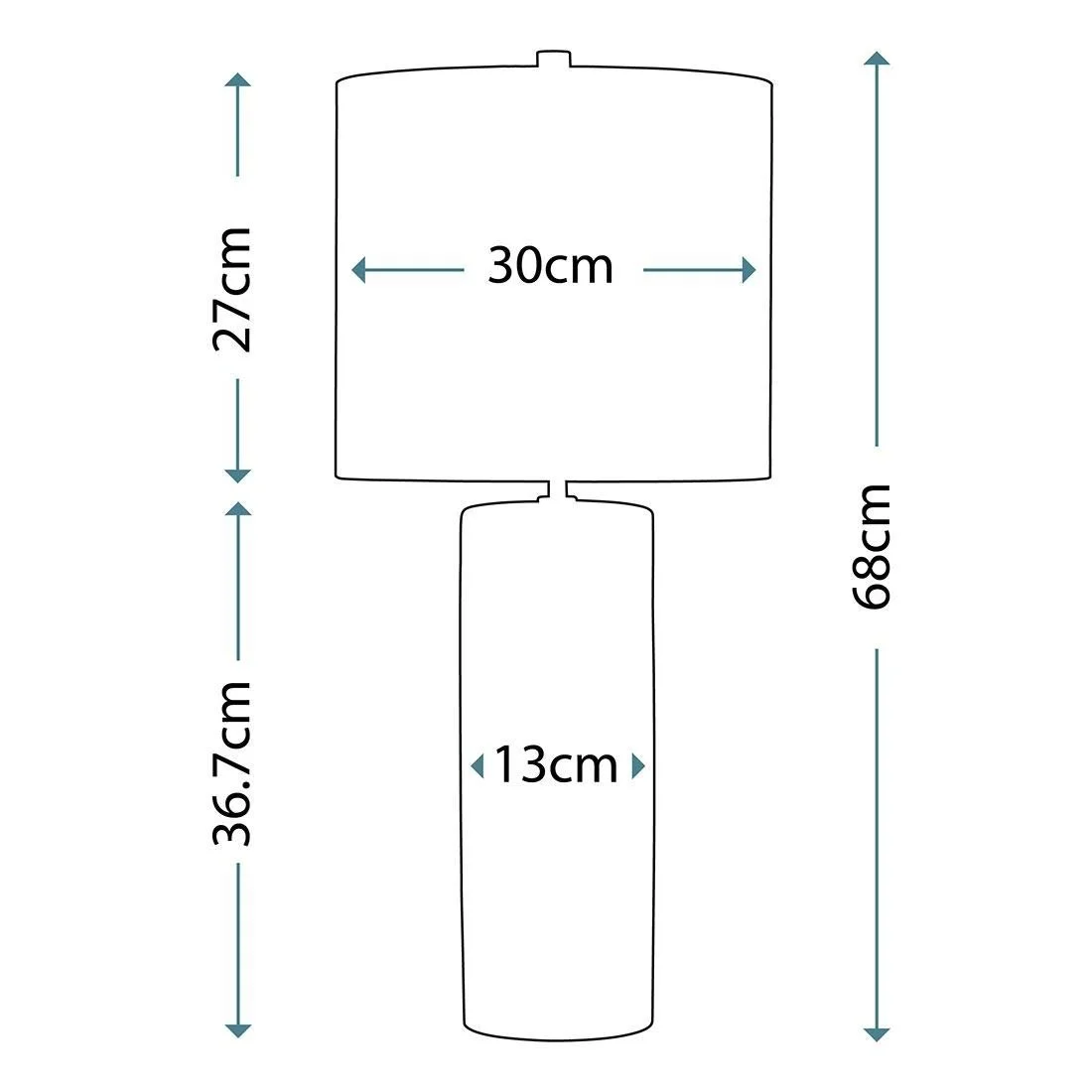 Настільна лампа Elstead Fullwell Chfield TL Modern 1 x 60 W / E27, фото №2