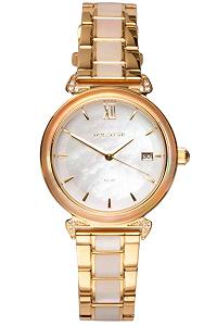 Жіночий годинник Solar HOLZKERN Sunglister White Mother of Pearl/Gold - Фото 1
