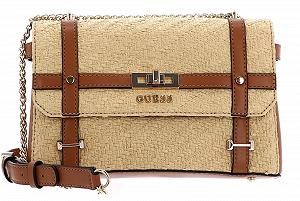 Купить Сумка через плечо GUESS Emilee Convertible Crossbody Flap Natural/Cognac - Фото 1 Сумка через плечо GUESS Emilee Convertible Crossbody Flap Natural/Cognac - Фото 1