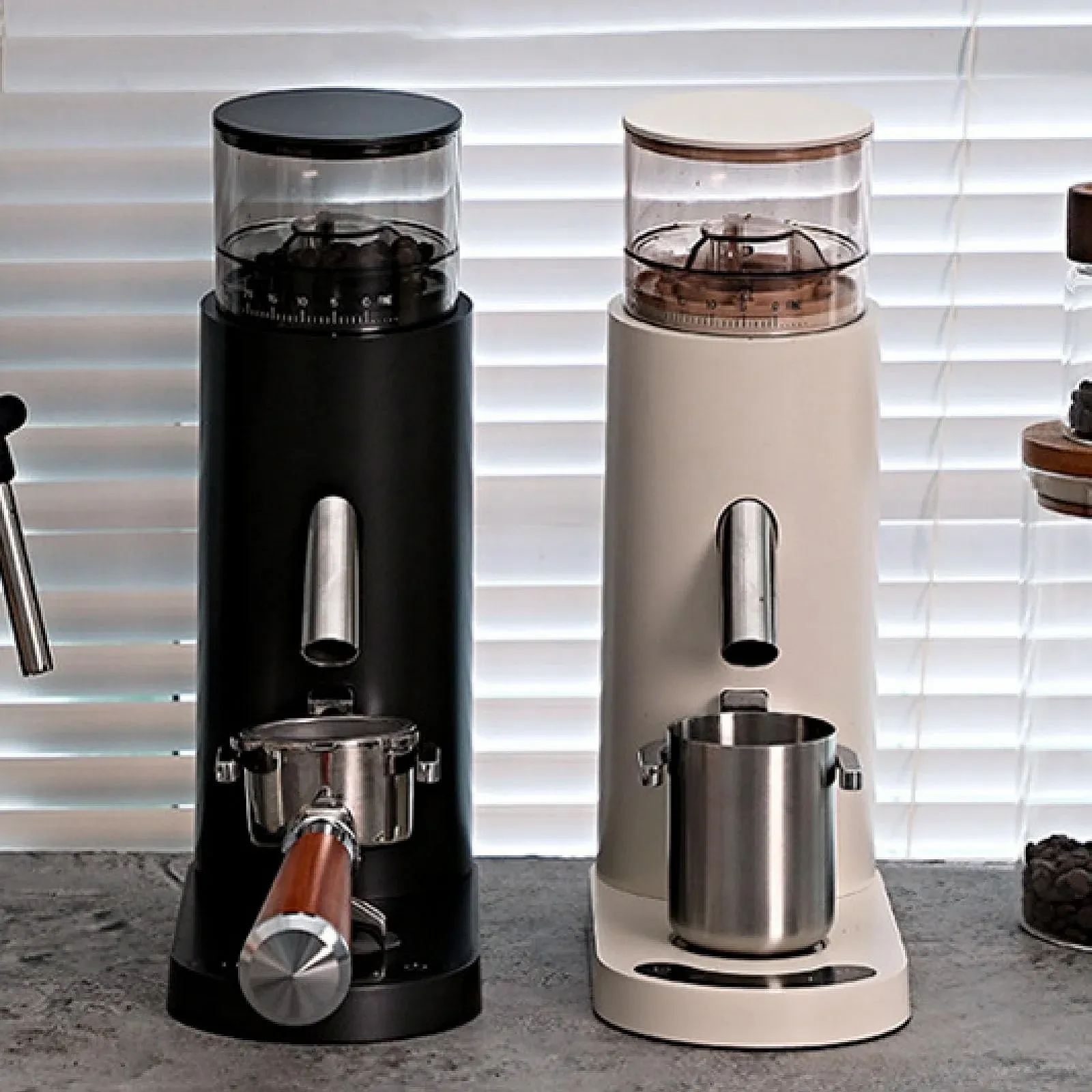 Электрическая кофемолка Antistate для дома, помол зерен кофе, нержавеющая сталь, 2600 mAh Li, 60 параметров (685 Black), фото №3