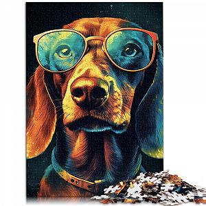 Пазл Dachshund Colourful 1000 деталей 26 х 38 см - Фото 1