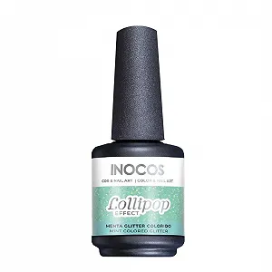 Купить Гель-лак Inocos Эффект Lollipop LP1 Mint с цветными блестками - Фото 1 Гель-лак Inocos Эффект Lollipop LP1 Mint с цветными блестками - Фото 1