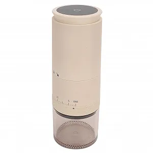 Электрическая кофемолка 38 скоростей Портативная Легкая Бежевый - Фото 1