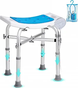 Крісло для душу VEVOR 202D White - Фото 1