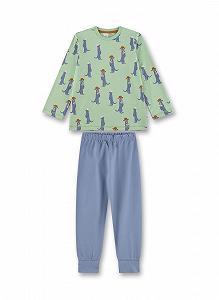 Піжама Sanetta для хлопчиків довга зелена - Фото 1