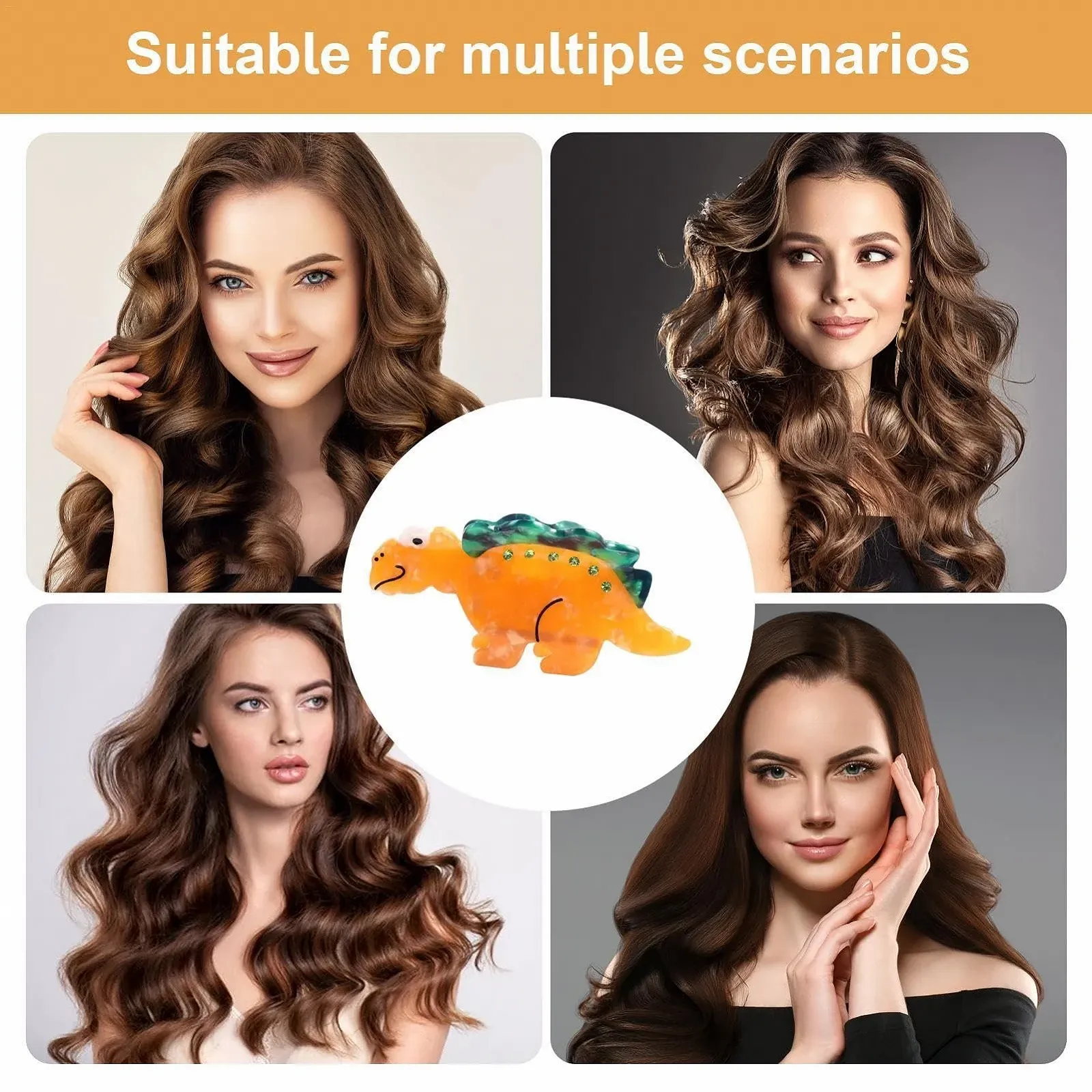 Краб для волос Мультяшный зверь, фото №4