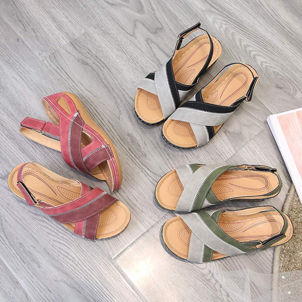 Женские сандалии на платформе Открытый носок, фото №6