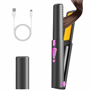 Бездротовий випрямляч та плойка 2 в 1 Journeyside PTC Керамічний 4500 mAh 3 температури - Фото 1