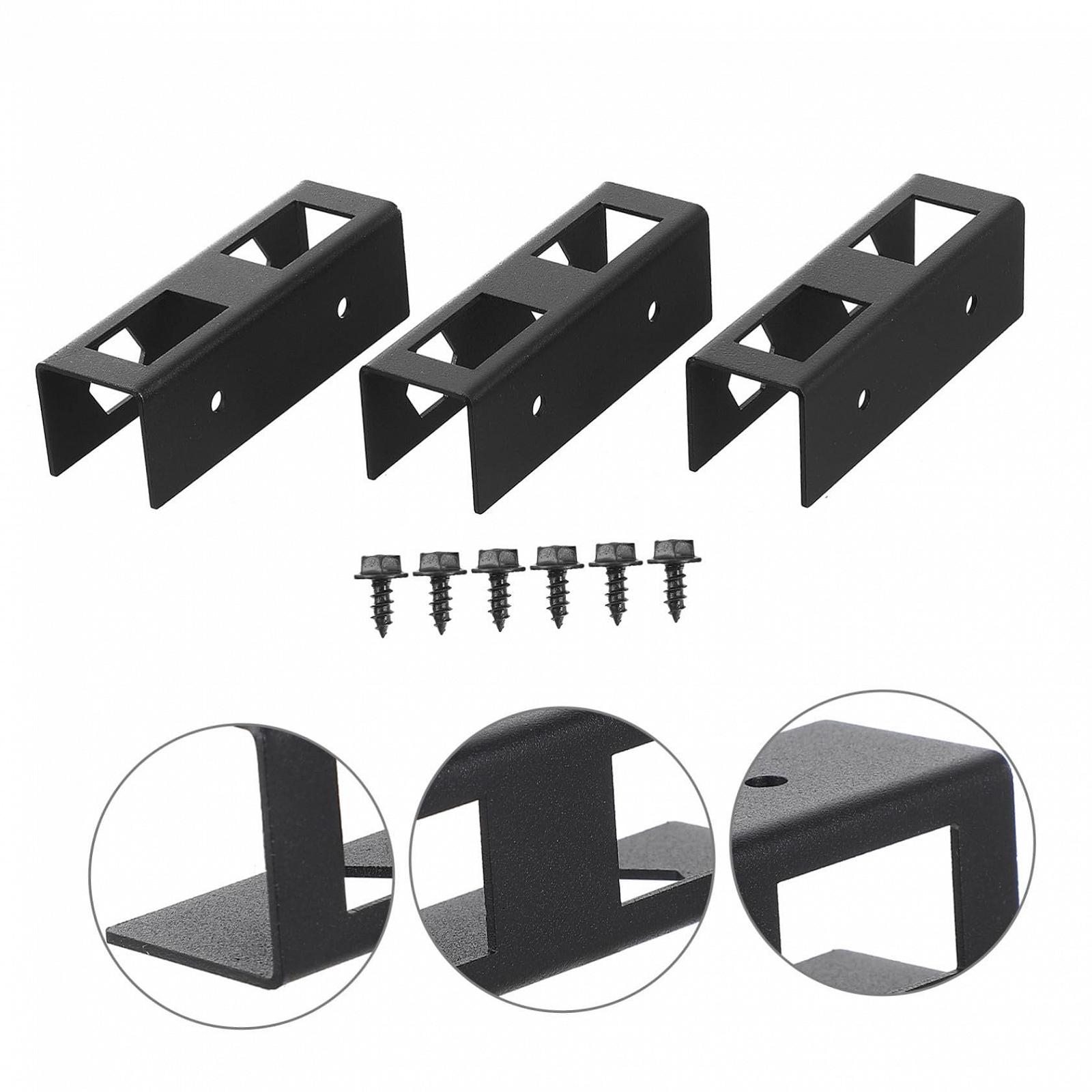 Полка для ноутбука из стали Углеродистая сталь Прочный Держатель для ноутбука под стол Экономия места Держатель для планшета Черный для офиса и дома, фото №3