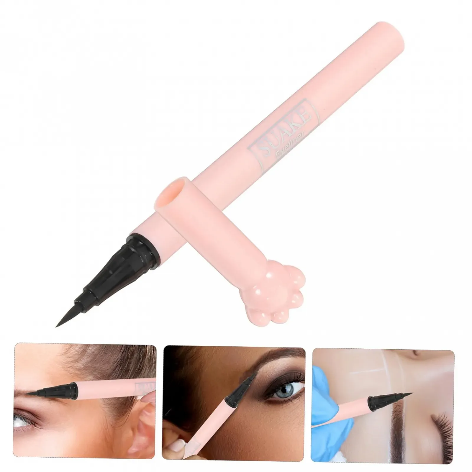 Подводка для глаз Angoily 2St черный жидкий, фото №6