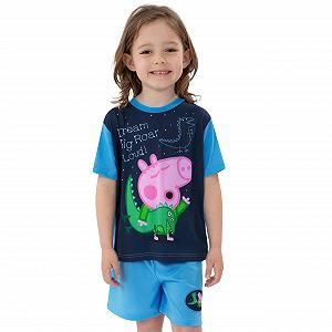 Піжама Peppa Pig George Pig для хлопчиків, коротка synthetic.ua - Фото 1