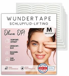 Смужки для повік WUNDERTAPE (водостійкі, невидимі, тримаються 24 години, для подвійних повік) (240 шт.) - Фото 1