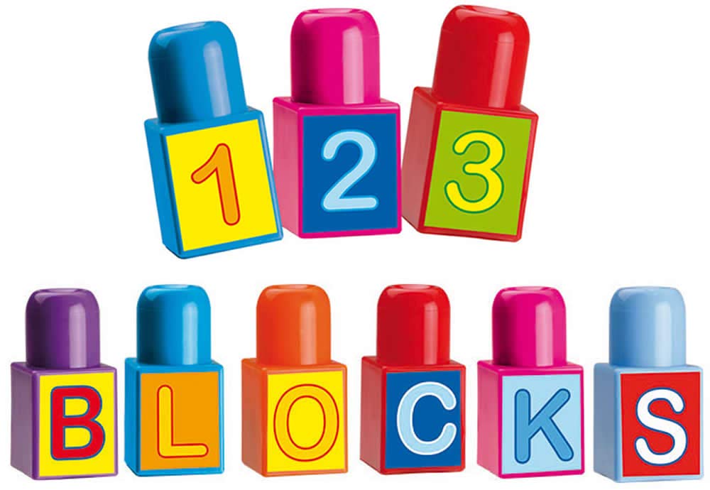 Набор блоков Dohany Maxi Bloxx ABC Numbers 64 шт. 18M+, фото №4 Набор блоков Dohany Maxi Bloxx ABC Numbers 64 шт. 18M+, фото №4