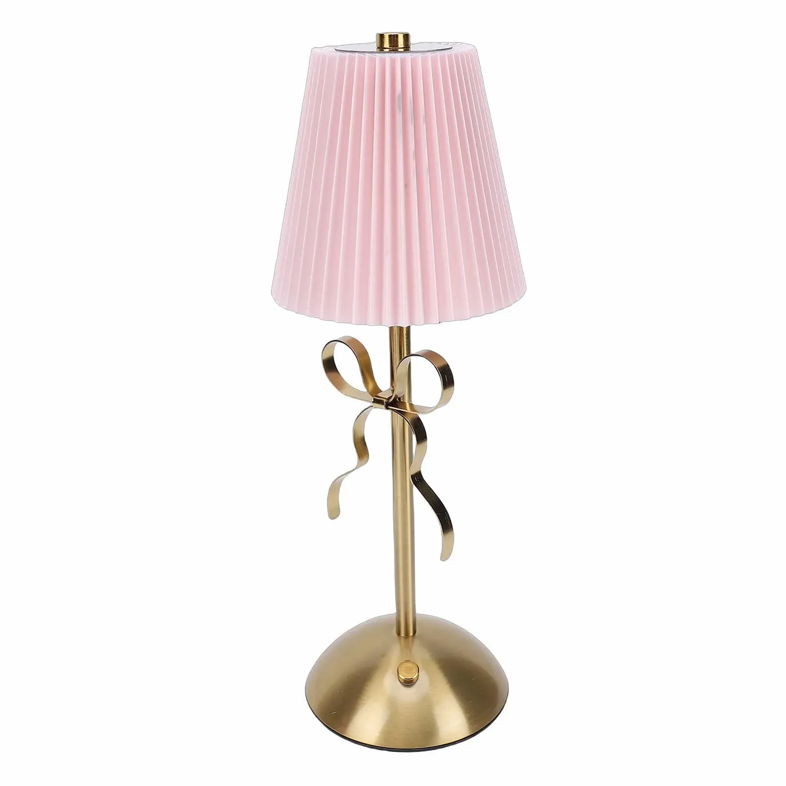 Настільна лампа З бантом LED Акумуляторна Рожевий, фото №9