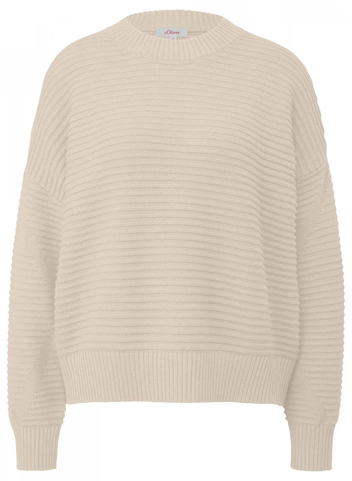 В'язаний джемпер оверсайз s.Oliver з текстурними деталями, фото №1 В'язаний джемпер оверсайз s.Oliver з текстурними деталями, фото №1