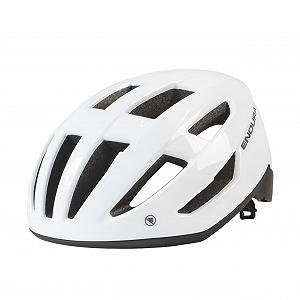 Шолом Endura Xtract велосипедний, лита конструкція, дорожній, дихаючий, регульований, білий - Фото 1