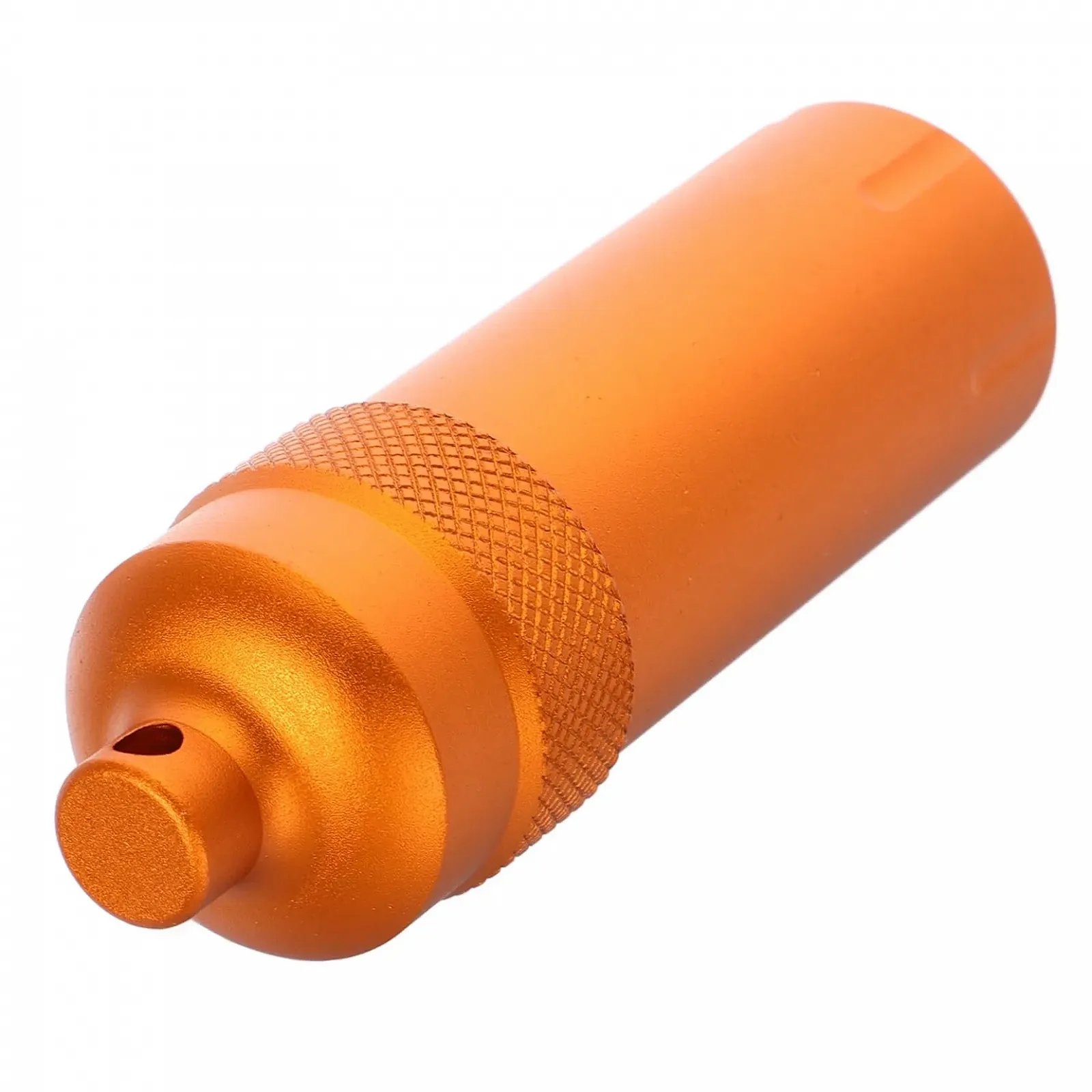 Контейнер для медикаментів водонепроникний тримач таблеток таблетниця футляр для ліків дорожній контейнер для таблеток помаранчевий алюмінієвий сплав, фото №1