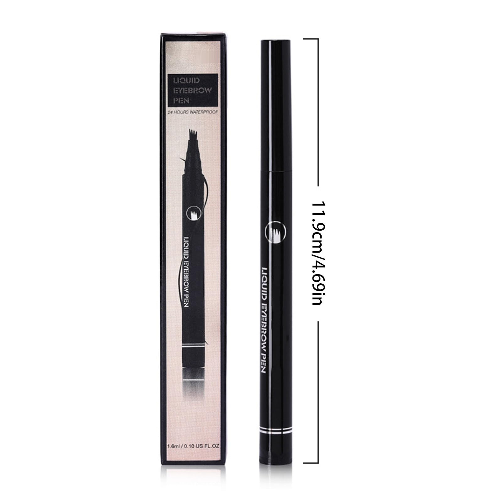 Карандаш для бровей с аппликатором с микро-гребнем (Серый, 11.9 см), фото №3 Карандаш для бровей с аппликатором с микро-гребнем (Серый, 11.9 см), фото №3