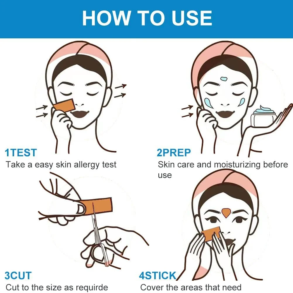 Лента для подтяжки лица 2 шт Бренд не указан 2.5 см x 5 м Бежевый, фото №4