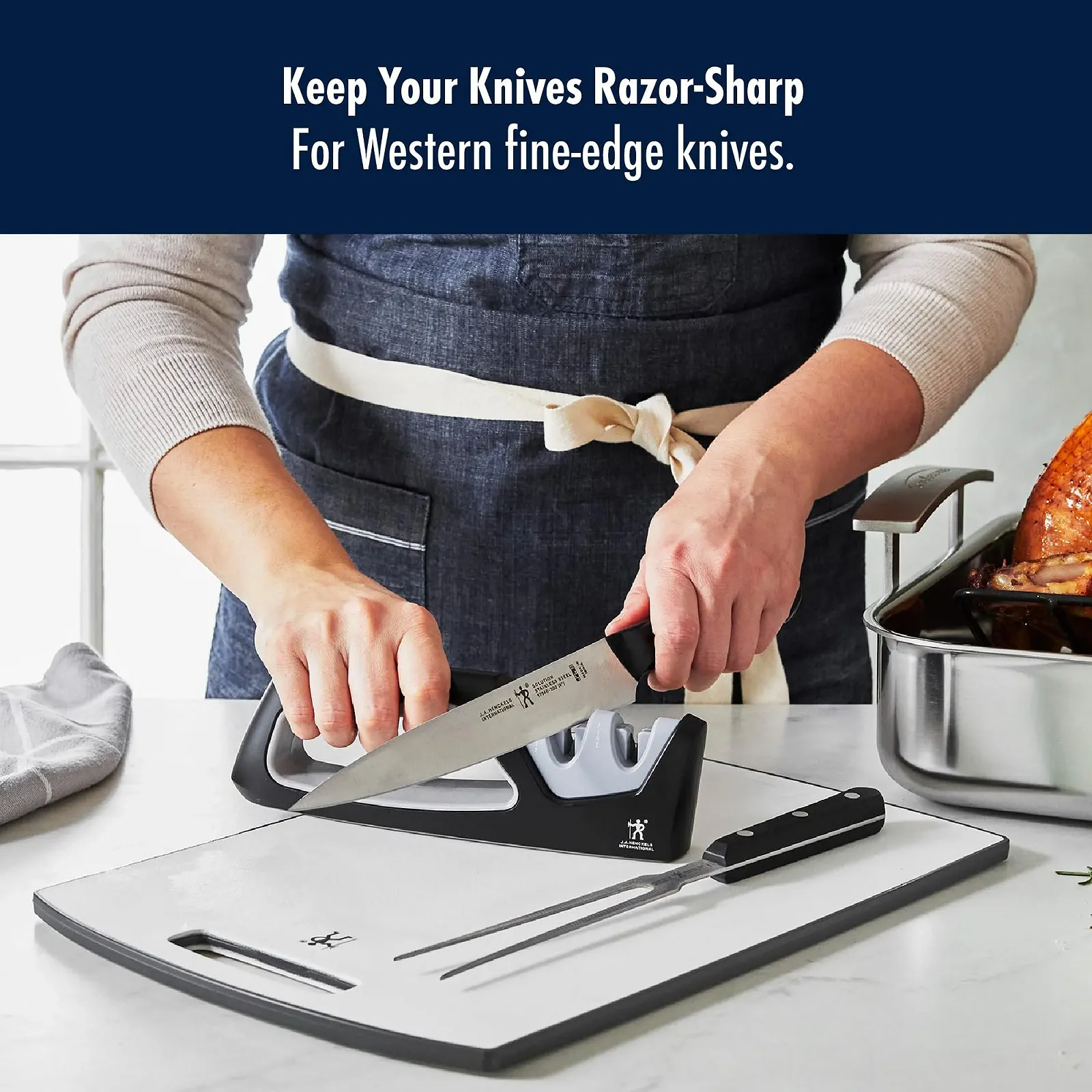 Точилка для ножів HENCKELS International 19.6 x 21.6 x 5.1 см різнокольорова, фото №6 Точилка для ножів HENCKELS International 19.6 x 21.6 x 5.1 см різнокольорова, фото №6