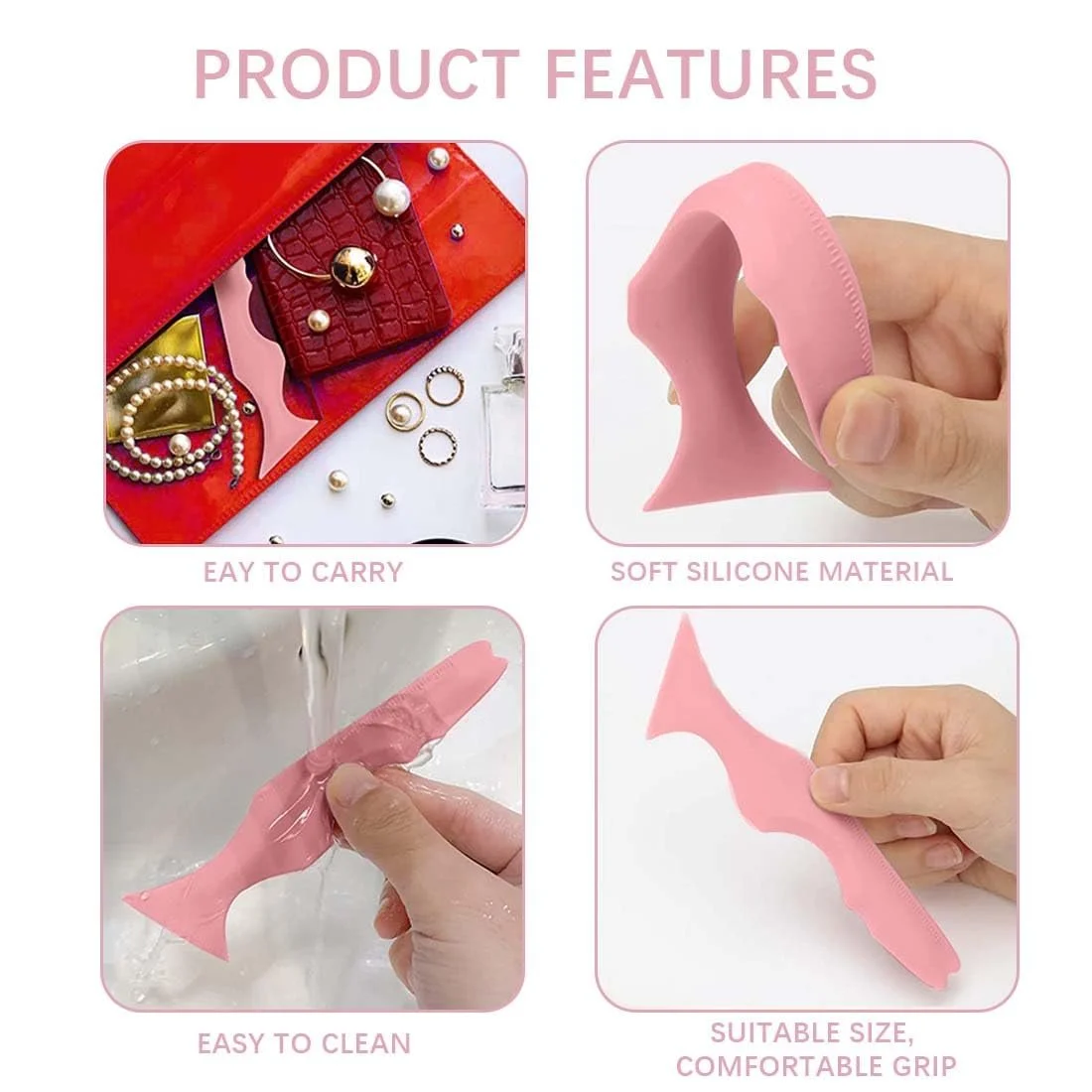 Шаблон для подводки глаз Eyeliner Helper, Силиконовый помощник для подводки, Многоразовый, фото №3 Шаблон для подводки глаз Eyeliner Helper, Силиконовый помощник для подводки, Многоразовый, фото №3