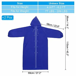 Дощовик PATIKIL 2 шт. Легкий EVA Темно-синій synthetic.ua - Фото 1