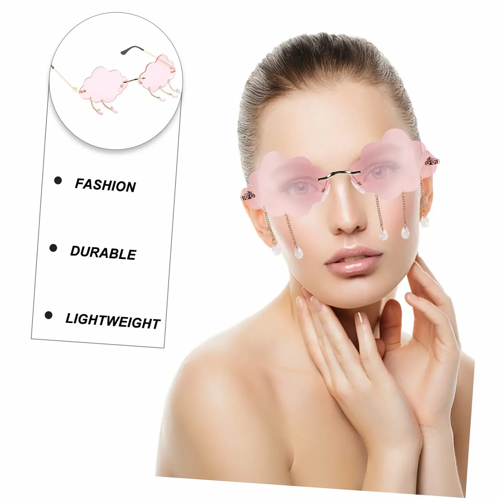 Сонцезахисні окуляри PACKOVE 4 шт. Жіночі, фото №3