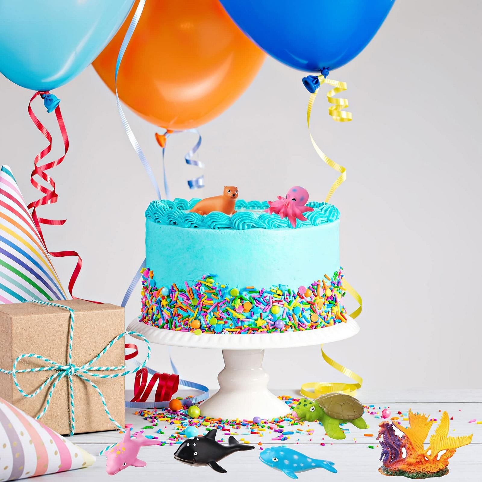 Іграшки для ванни Без отворів для дітей Oekan Морські тварини 12 шт., фото №7