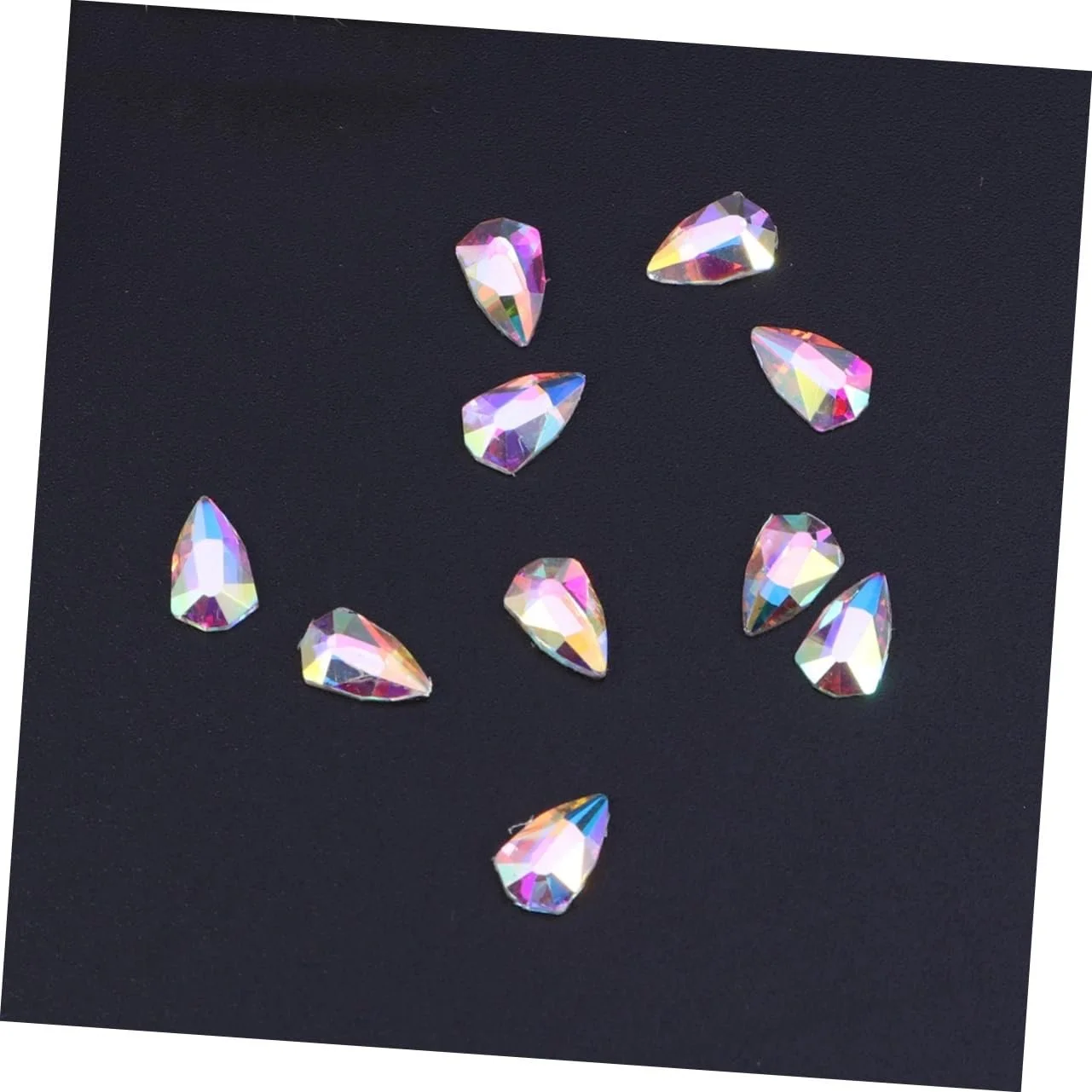 Стразы для ногтей FRCOLOR Имитация Форма щита 30 шт., фото №4