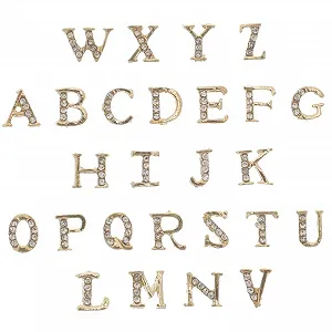 Украшение для ногтей Буквы FOMIYES Набор, Золотой - Фото 1