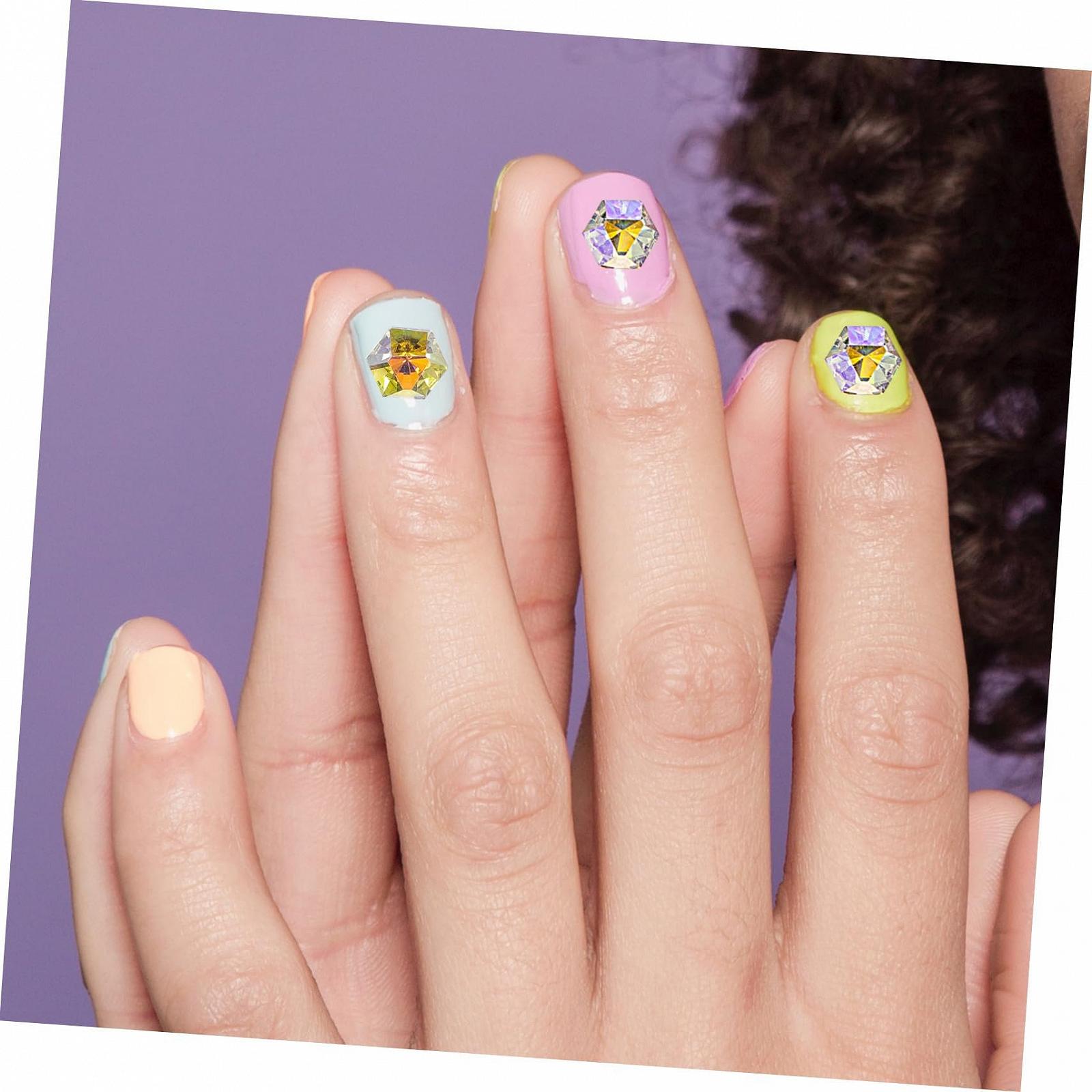 Стрази Beavorty, 50 шт, шестикутні, для самостійного виготовлення, прикраси для дорогоцінні камені для жінок, фото №3