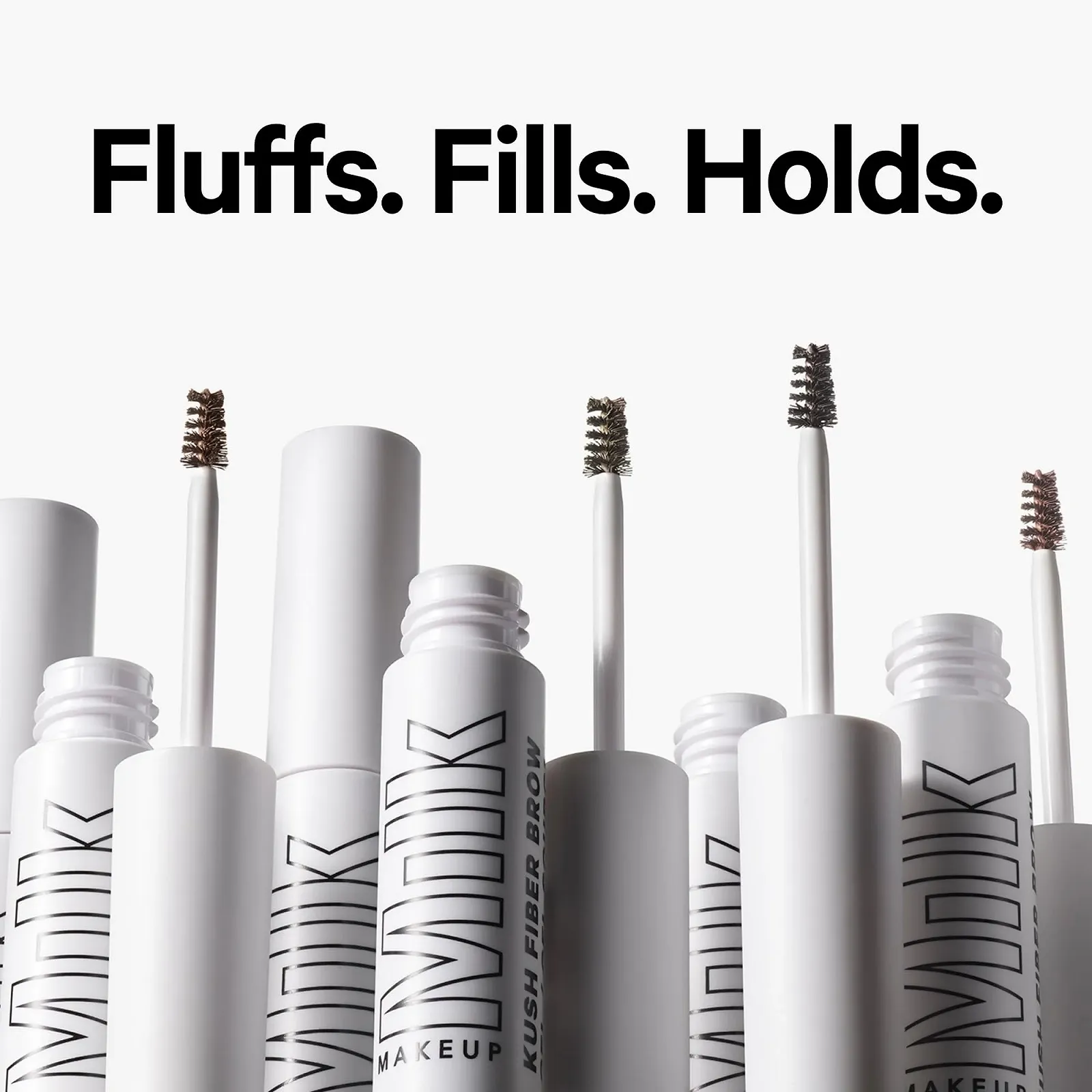 Гель для бровей Milk Makeup KUSH Fibre Brow Gel Thickening Soft Flexible Hold Cypher (Cool Very Dark Brown/Black), фото №3