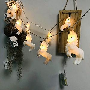 Гирлянда Riaxuebiy Детская комната Милый единорог 3 м 20 LED Белый - Фото 1