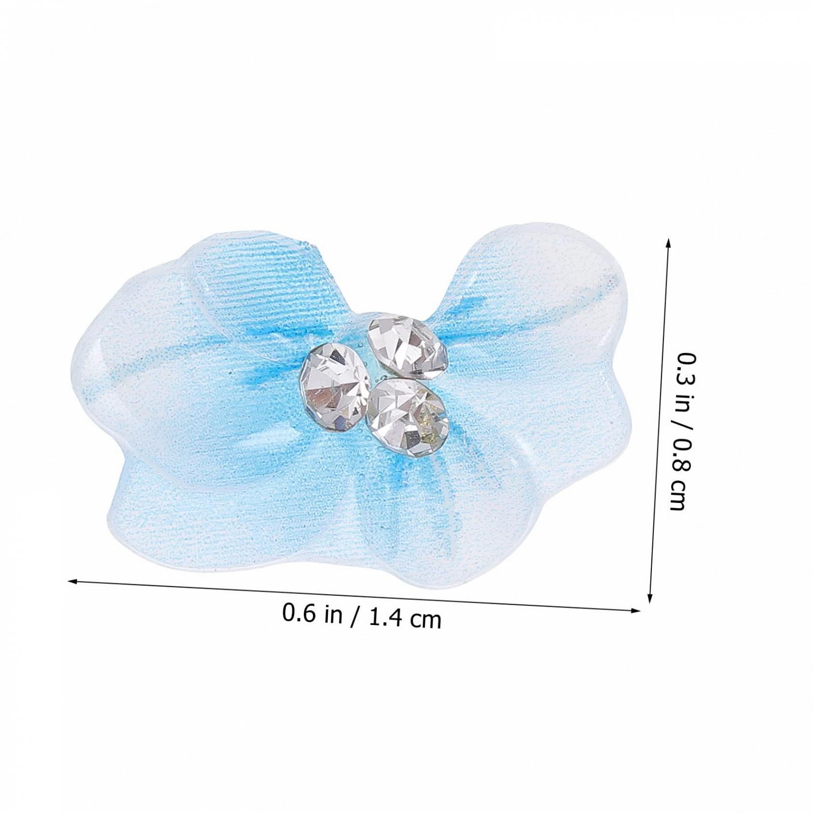 PLAFOPE Набор из 10 шт., аксессуары для ногтей, аппликации для скрапбукинга, стразы для ногтей, изготовление ювелирных изделий, украшения для ногтей в виде цветов с плоской задней частью, наклейки для ногтей в виде цветов, аксессуары для ногтей, смола, фото №5