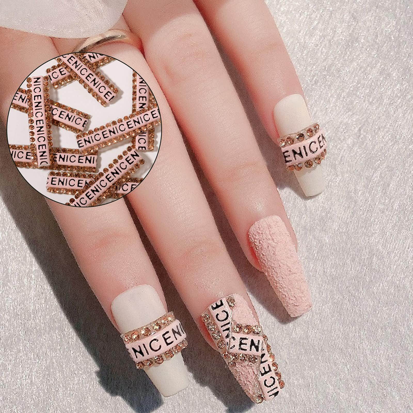 Цепочка для ногтей Бриллиант NICENEEDED 3D Кристалл Стразы для ногтей Блестящий дизайн ногтей, фото №6