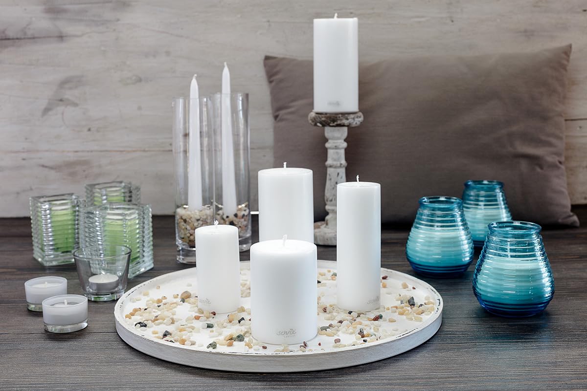 Свечи Gastro Taper Свечи Конические Свечи Декоративные Свечи Диаметр 22 мм х 240 мм Упаковка 50 Штук Время Горения Приблизительно 7 Часов (Темно-зеленые), фото №3