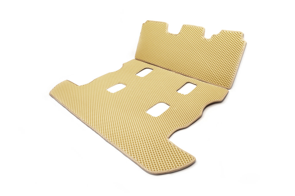 Коврик багажника 2 шт EVA 7 мест бежевый для Toyota Land Cruiser 200, фото №1