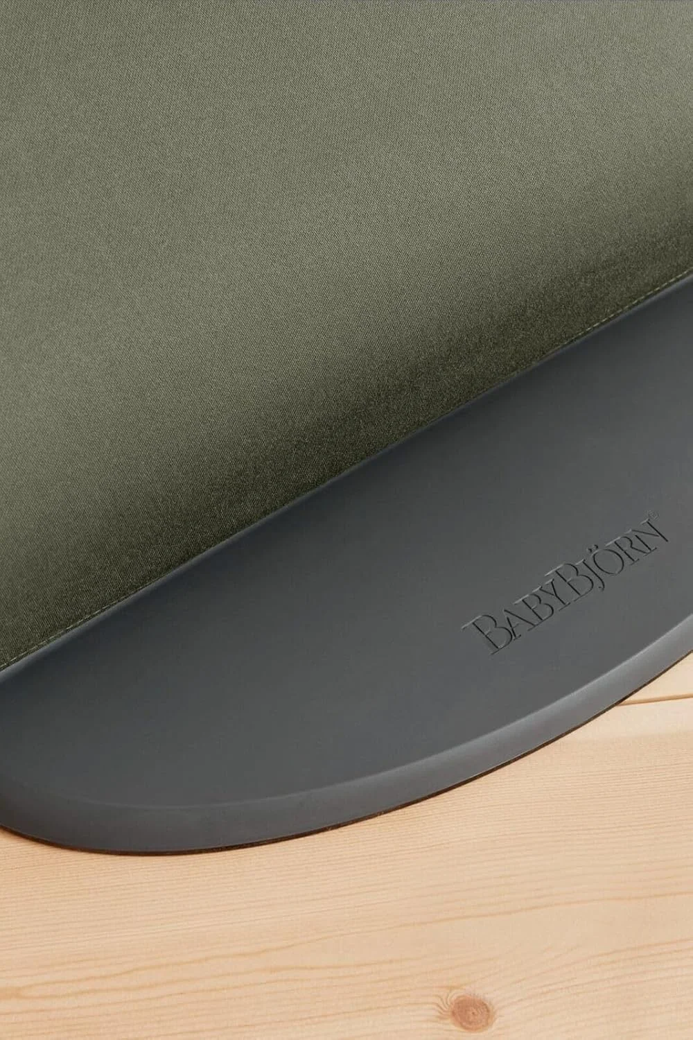 Шезлонг BabyBjörn Bliss / Dark Green / Woven Classic Quilt, фото №8