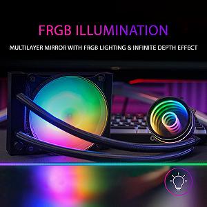 Жидкостное Охлаждение Mars Gaming ML-ONE120 FRGB Черный synthetic.ua - Фото 1