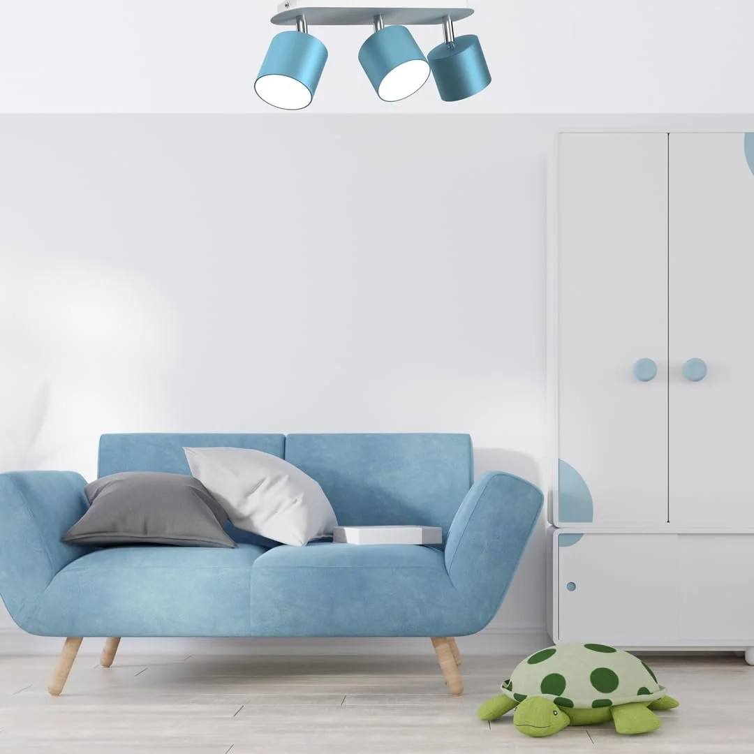 Світильник Milagro DIXIE 3xGX53 стельовий синій/білий, фото №6