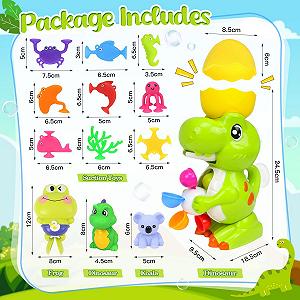 Игрушки для ванны Динозавр synthetic.ua - Фото 1